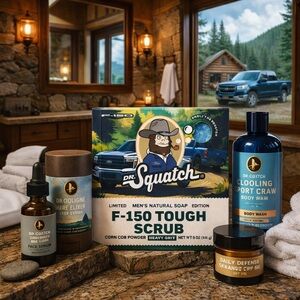 Dr. Squatch Limited Edition F-150 Tough Scrub Men's Soap Bar